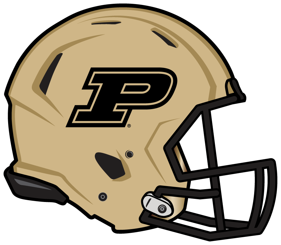 Purdue Boilermakers 2018-Pres Helmet Logo v2 iron on transfers for clothing
